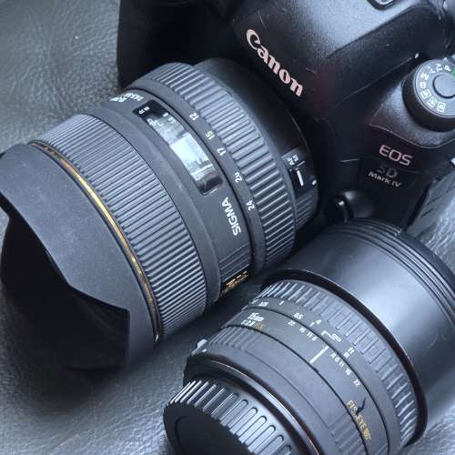 Sigma 12-24mm + 16mm fisheye 魚眼 for Canon
