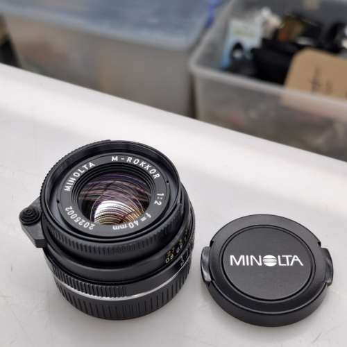 MINOLTA M-ROKKOR 28MM F2.8  MINOLTA M-ROKKOR 40MM F2  MINOLTA M-ROKKOR 90MM F4