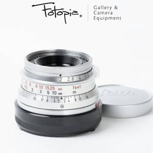 || Leica Summicron-M 35mm F2 - Silver / v1 / 8 Elements / Canada $28800 ||