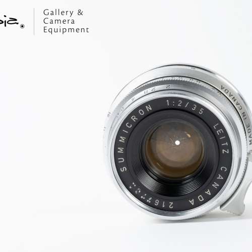 || Leica Summicron-M 35mm F2 - Silver / v1 / 8 Elements / Canada $28800 ||