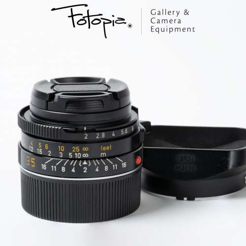 || Leica Summicron-M 35mm F2 - Black / v4 / 7 Elements / Canada with hood ||