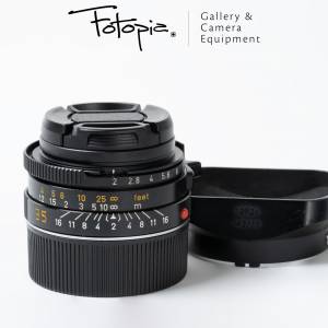 || Leica Summicron-M 35mm F2 - Black / v4 / 7 Elements / Canada with hood ||