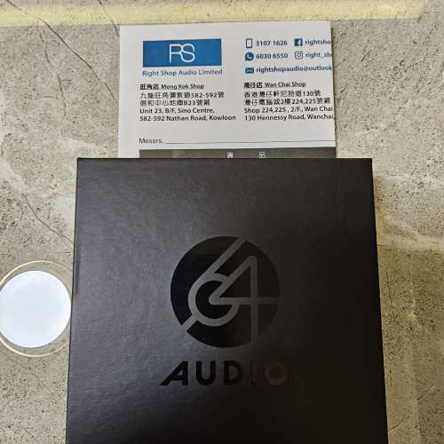 64 Audio Shielded Silver-Core Cable 2-pin CM 4.4 升級耳機線