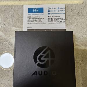 64 Audio Shielded Silver-Core Cable 2-pin CM 4.4 升級耳機線