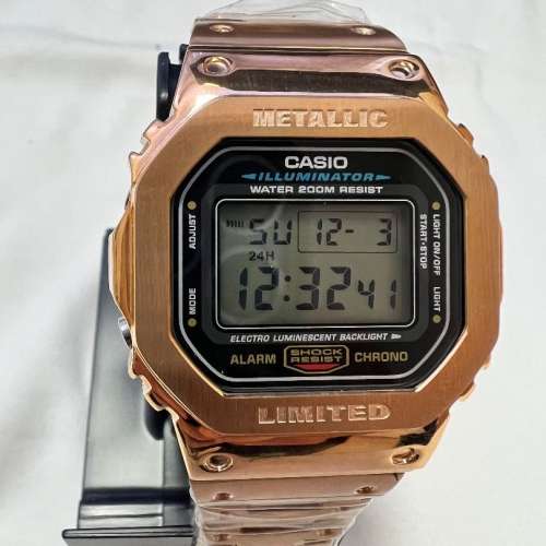 Casio DW 5600E-1VCT Metallic Limited Stainless Steel – Rose Gold Model No.3229