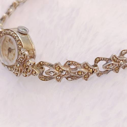 Vintage Swiss「MCDEVANE」#925 Silver😍#上鏈腕錶Manual winding 17 Jewels  Inca...