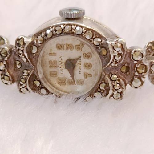 Vintage Swiss「MCDEVANE」#925 Silver😍#上鏈腕錶Manual winding 17 Jewels  Inca...