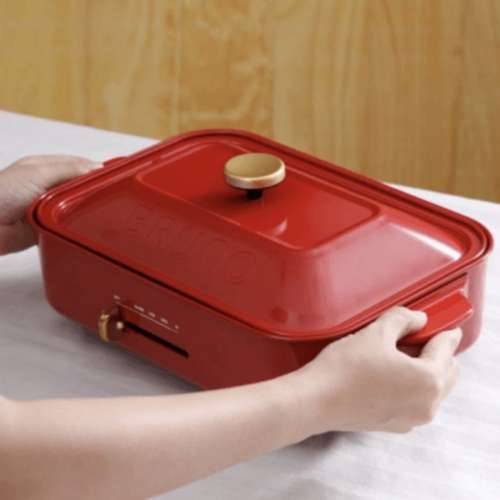 Bruno BOE021-RD 多功能電熱鍋 紅色 香港行貨盤 紅色