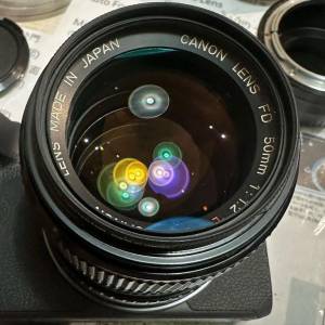 Repair Cost Checking For Canon FD 50mm f/1.2L (1980) Lens Cleaning