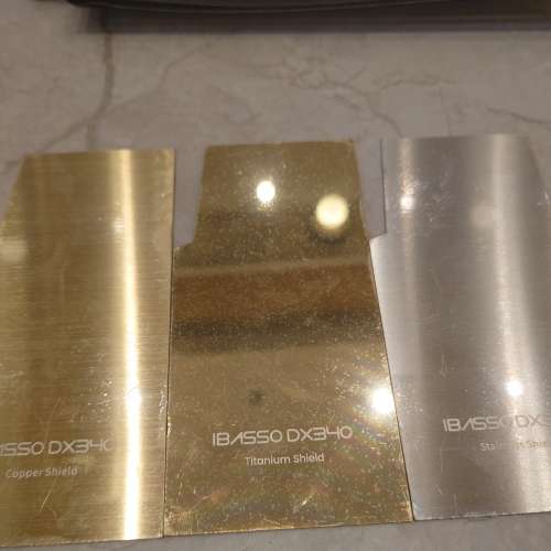 Ibasso DX340 合金機背保護貼 特別訂製（銅/钛/不銹鋼）