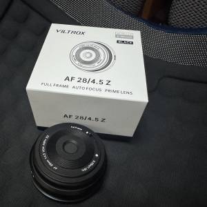 Viltrox 唯卓士 AF 28mm F4.5 (Nikon z mount)適合Zf, z5, z6, z7, z8, z9…