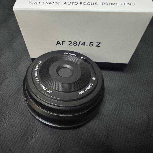 Viltrox 唯卓士 AF 28mm F4.5 (Nikon z mount)適合Zf, z5, z6, z7, z8, z9…
