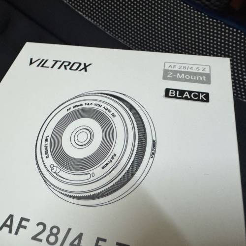 Viltrox 唯卓士 AF 28mm F4.5 (Nikon z mount)適合Zf, z5, z6, z7, z8, z9…