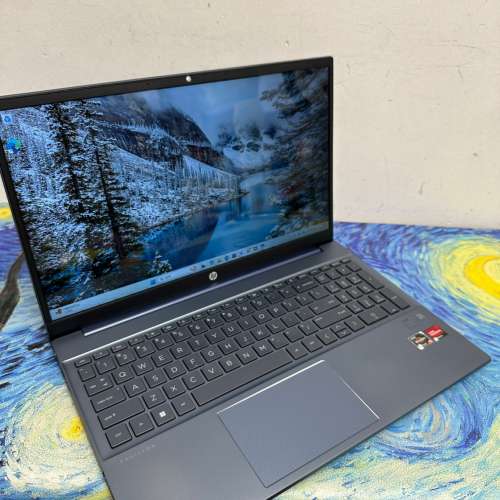 (藍色金屬機身🔥HP文書機)HP Pavilion AMD Ryzen 5 5625U /4,8,12,16GB Ram/128,25...