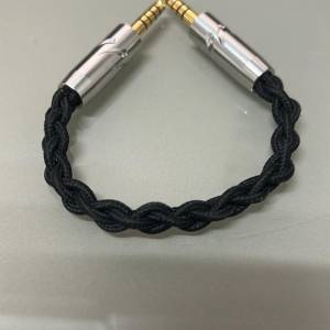 [限量1條]黑沙龍，通過使用獨立開發的特殊德國單晶銅+銀合金導體，絕緣套管使耐尼龍...