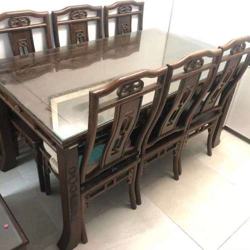 大展居 雞翅木餐桌 椅 茶幾