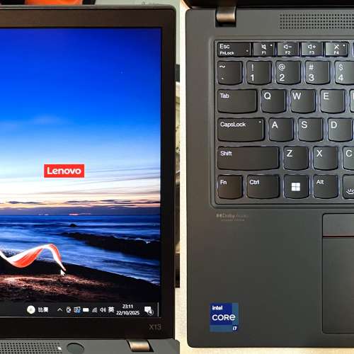 真95%新 Lenovo Thinkpad X13 Gen 2, 4G LTE上網版 11代 i7-1165G7 16GB 新512G SS...
