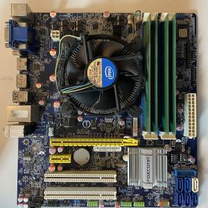 Celeron i3 CPU , DDR3 RAM 2GBx4, Foxconn Motherboard