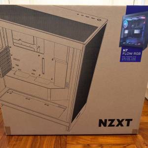 NZXT H7 Flow RGB (最新型號) 2024 Matte Black 啞黑色 全新未開封 内含3把RGB散熱風...