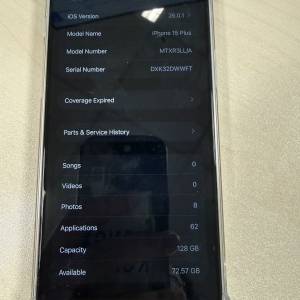 iPhone 15 plus 128gb 美版無鎖內置卡貼即買即用