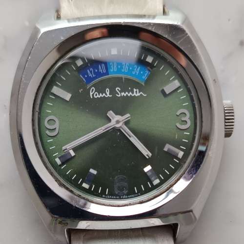 Paul Smith,日本晶振表Japan made quaztz watch,$250