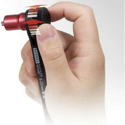 Speed ring VESSEL turn-Plate Ratchet Magnetic 🧲     Screw Catch Driver w/10bits