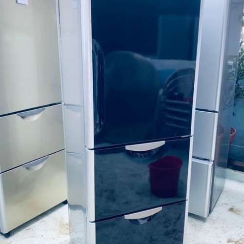 三門 雪櫃 大容量 可自動制冰 R-S37珍珠黑色 180CM高 365公升 100%正常 貨到付款