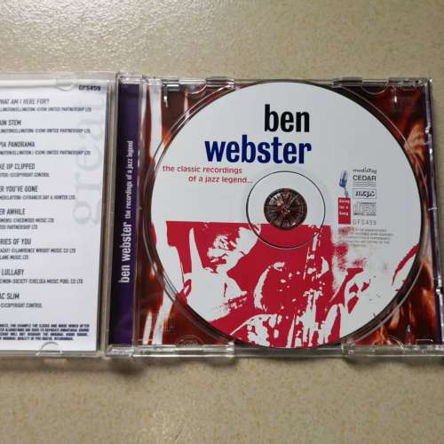 Ben Webster 爵士樂CD