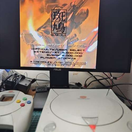 無線藍芽SEGA Dreamcast 已改220v世嘉 遊戲機已加裝藍芽模組支援ps3 ps4 ps5 pro w...