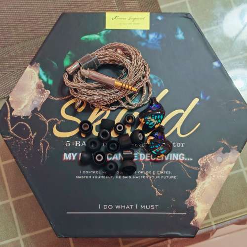 極新名牌靚聲 Kinera Skuld 外觀華麗 由彩繪師手工繪製 原裝收納盒耳機線耳膠 有盒 ...