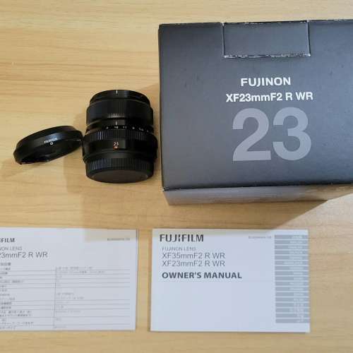 Fujifilm XF 23mm f2 R WR (富士 輕巧 防塵 防水滴 定焦鏡頭) - 98% New，送 日本 U...
