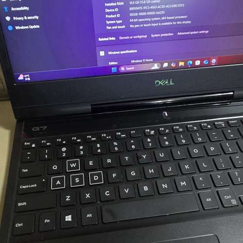 DELL G7 7590 15寸 電競本i7-9750h/256+1t/16g 內存-高清144hz-rtx2060 機極靓 足95...