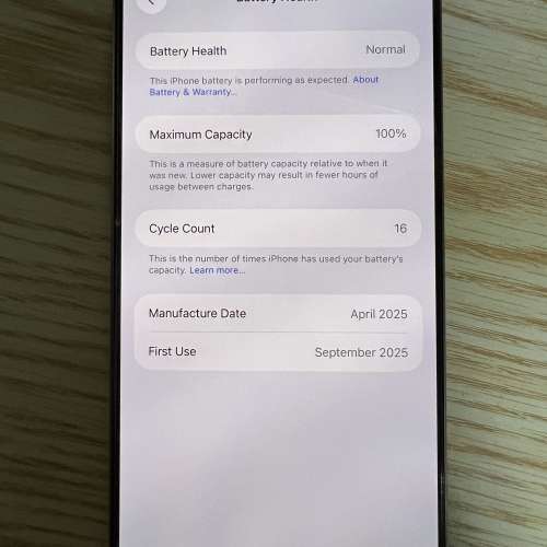 iPhone 16 Pro Max 256GB沙漠金 100%電池健康極新