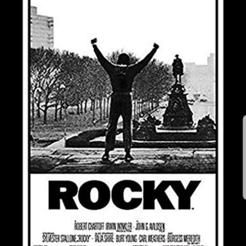 27cm高(經典「Rocky Steps」費城美術博物館洛奇跑步場景) Rocky Balboa Figure 200...