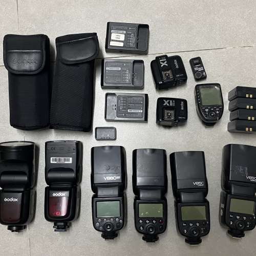 神牛 閃光燈 5支 Godox V860II Godox  V1 飛燈 引閃 Sony Nikon