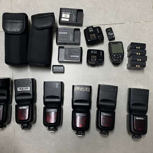 神牛 閃光燈 5支 Godox V860II Godox  V1 飛燈 引閃 Sony Nikon