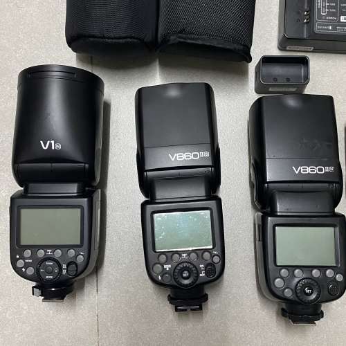 神牛 閃光燈 5支 Godox V860II Godox  V1 飛燈 引閃 Sony Nikon