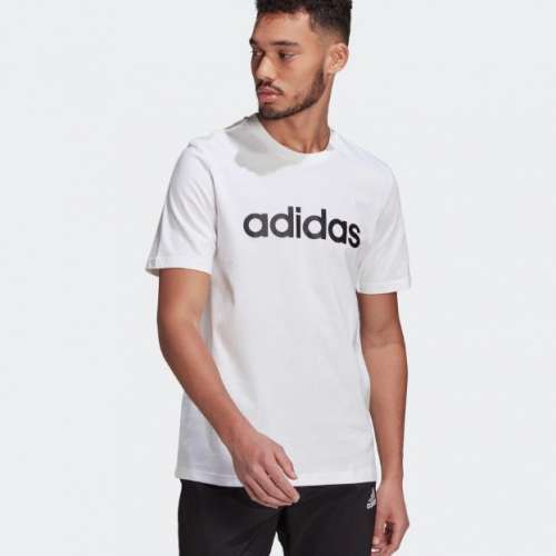 (100% New. 未拆膠袋) Adidas 男裝 tee #cloth Essentials Embroidered Linear Logo