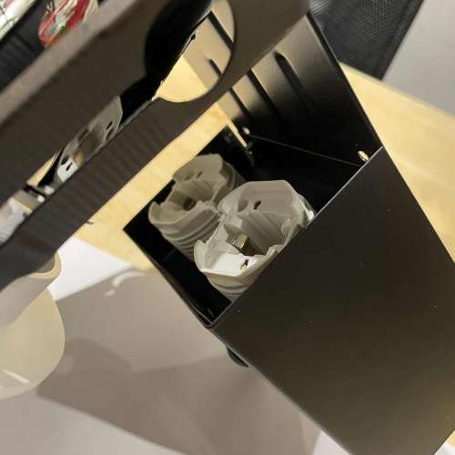 橫插燈架 白色框 銀色面環 (清倉)