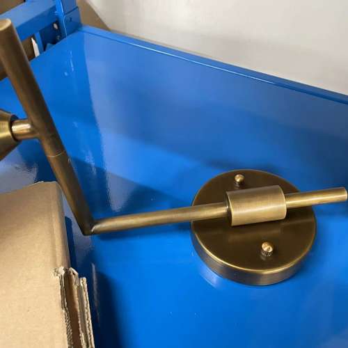 復古古銅色喇叭狀壁燈（E27）