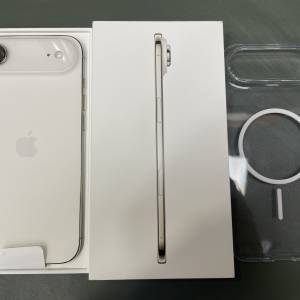 99%New iPhone 17 Air 256GB 淺金色 蘋果保養至2026-10-5 電池效能100% 香港行貨 全...