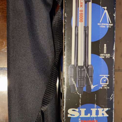 SLIK U6000 Titanium Finish 相機三腳架