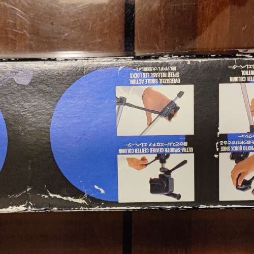 SLIK U6000 Titanium Finish 相機三腳架