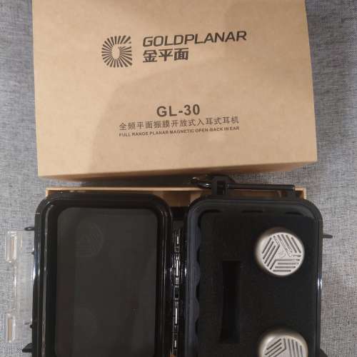 GoldPlanar  金平面 GL30 全頻半開放式平面振膜 入耳式耳機