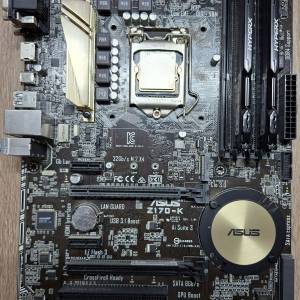 Asus Z170-K motherboard, Intel i7-6700 CPU, Kingston Fury 16GB DDR4 2400 Ram