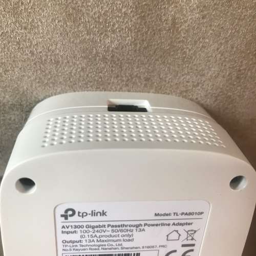 💻 TP-LINK AV1300 Gigabit Powerline 2pc Adapter Wi-Fi HomePlug USED 電力線網路...