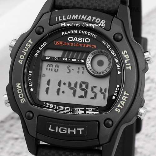 Montres Company 香港註冊公司(32年老店) 卡西歐 CASIO 50米防水 W220 W-220H-1A 運...