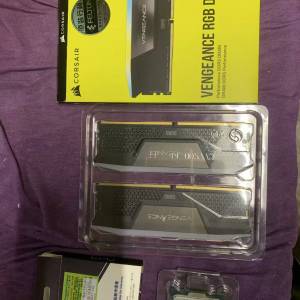 Corsair Vengeance RGB DDR5 32GB 6000MHz 有單有盒永久保, , intel cpu 13500 $13...