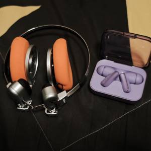 90%新 Whatplus Retro III R3 頭戴復古耳機 + Realme Buds Air 7 入耳式降噪耳機 AN...