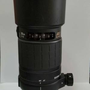 Sigma AF 1:4 APO 300mm  FX Tele Marco D Lens  for Nikon